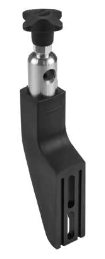312 Supporto laterale -grande- orientabile Accaio inox