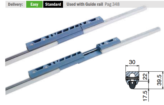 336 Adjustable clamp for conical guide